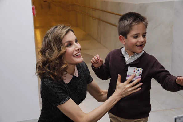 Queen Letizia of Spain attends a congress on rare diseases  in Bilbao, Spain