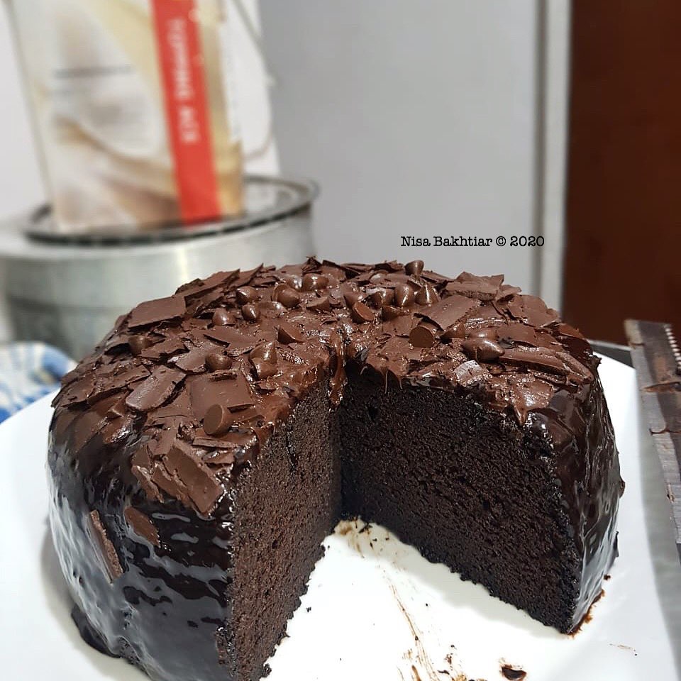 CAKE ULTAH BROWNIES KUKUS. Teksturnya Padat Tapi Lembut, Ngga Bantet 👍