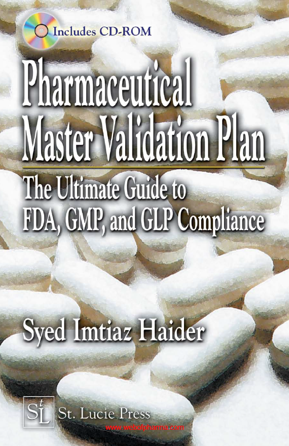 Pharmaceutical Master Validation Plan The Ultimate Guide to FDA, GMP