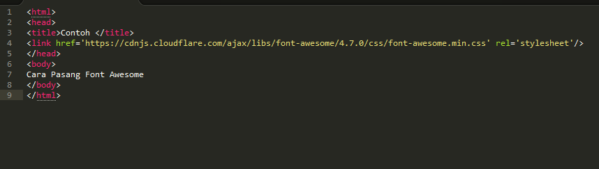 Cara Memasang Font Awesome & Iconnya Di Website – Brotutor