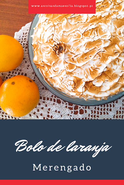 Bolo de laranja merengado