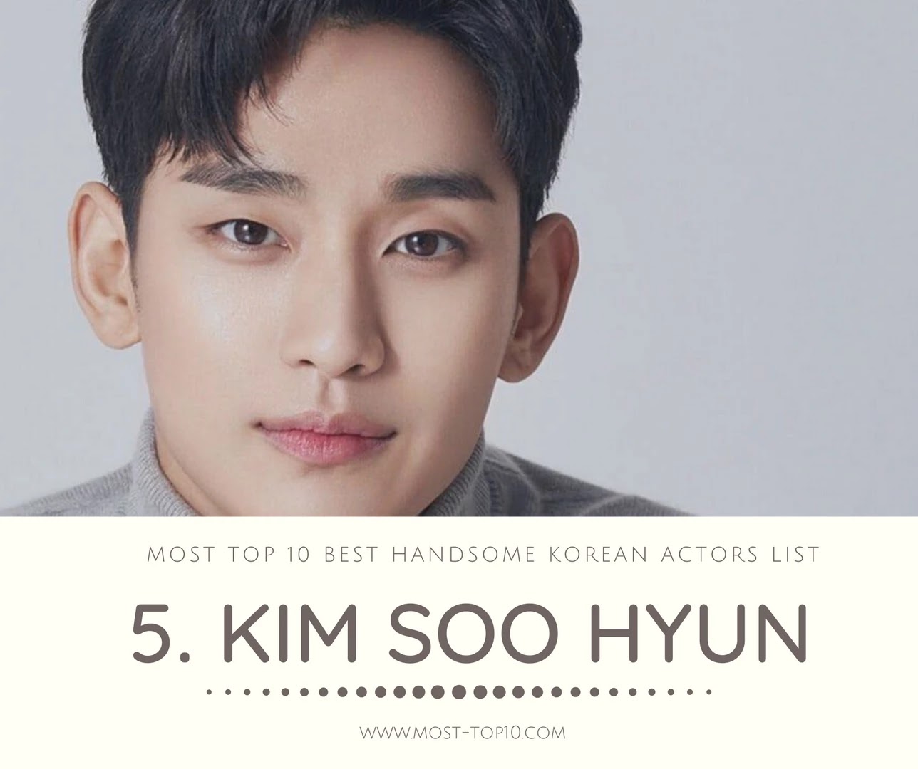 Most Top 10 Best Handsome Korean Actors List