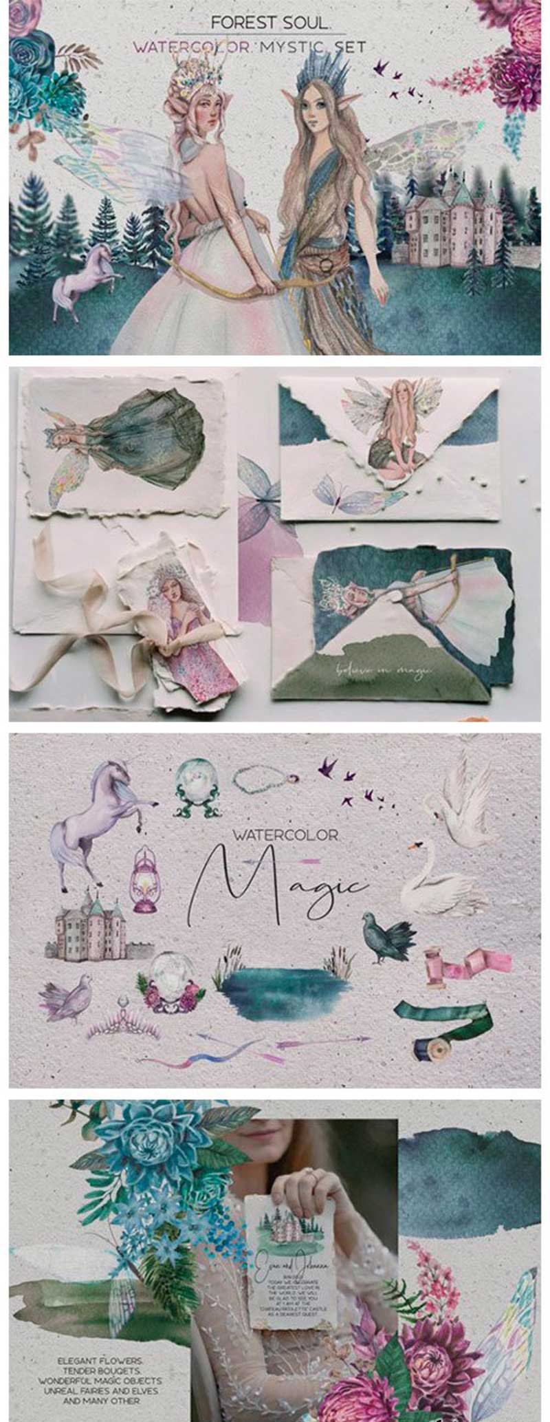 Forest Soul - Mystical Watercolor Set 14079885 2 dfgs