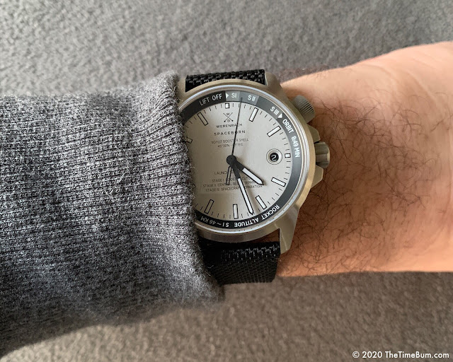 Werenbach Leonov Model 2 booster shell launch sequencer wrist shot