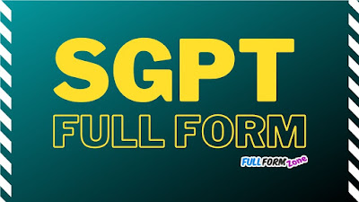 Full Form of SGPT – एस जी पी टी का फुल फॉर्म