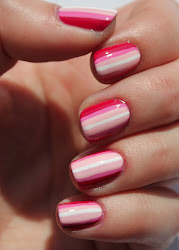 ombre nail pink stripes nails colours manicure june background stripe think cool would
