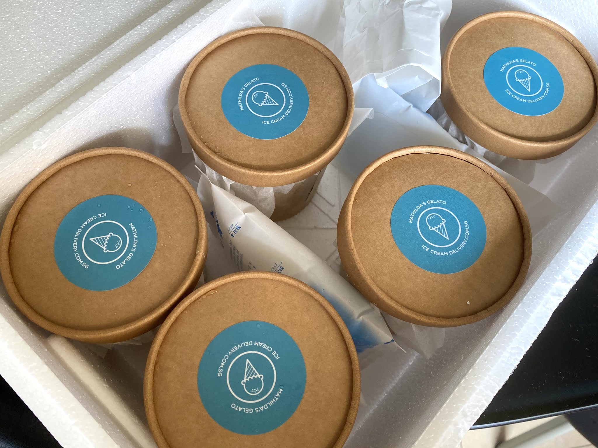 Mathilda's Gelato Ice Cream Delivery Services in Singapore Review