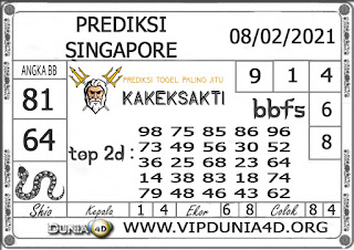 Prediksi Togel SINGAPORE DUNIA4D 08 FEBRUARI 2021 Prediksi Togel SINGAPORE DUNIA4D 08 FEBRUARI 2021