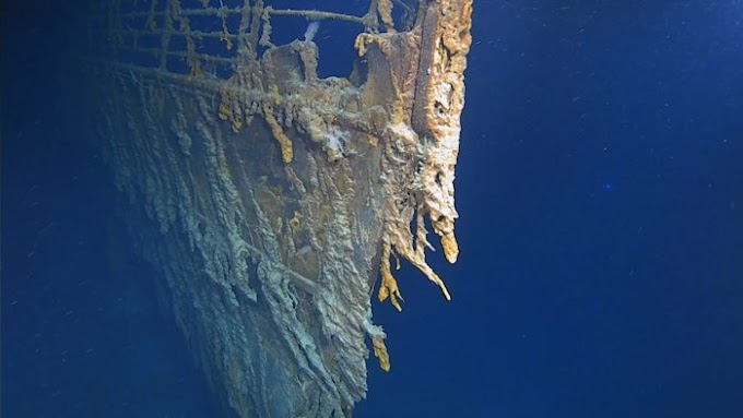 Novas imagens mostram destroços do Titanic no fundo do mar