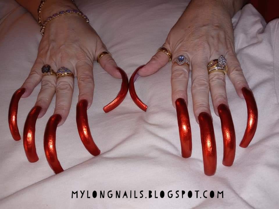 sexy long nail design