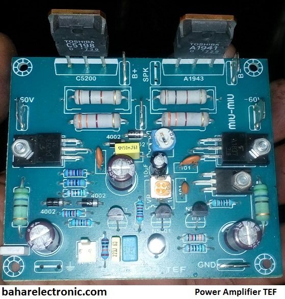 Cara Pasang TR Final pada Power Amplifier TEF - Bahar ...