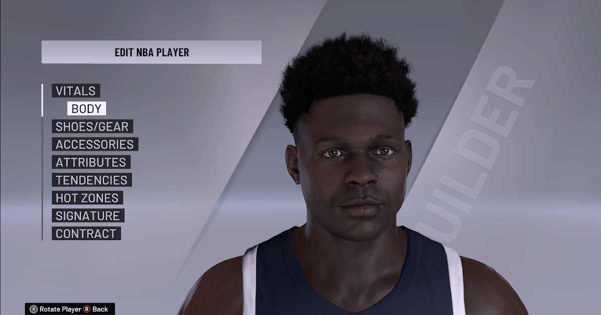 NBA 2K21 Anthony Edwards Cyberface by 2K Shuajota Your