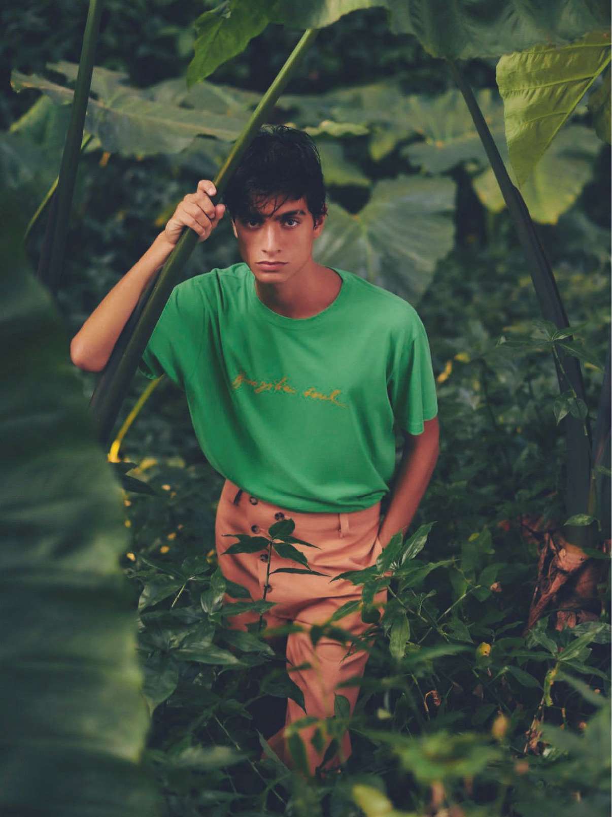 Bernardo Gómes posa en una oda de amor al para GQ España