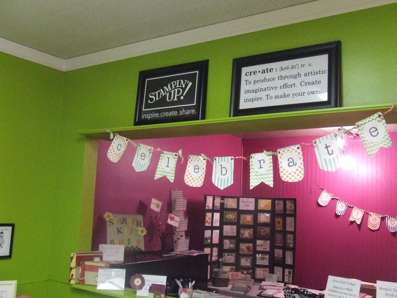 Gathering Inkspiration: Happy Birthday "Celebrate" Banner Class