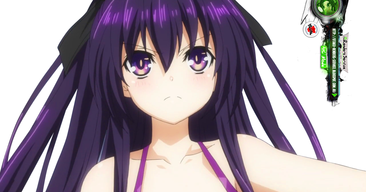 Date A Live Yatogami Tohka Ep 11 Mega Sexy Bikini Render Ors Anime Renders