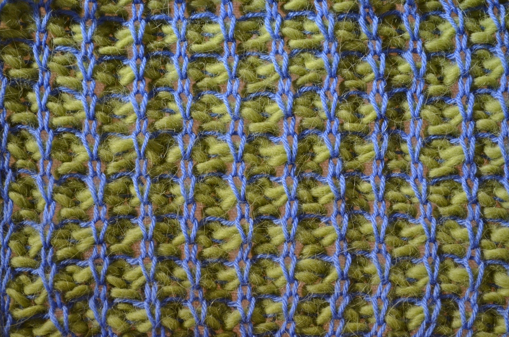 Verdigris Knits: Chicken and Waffles Stitch