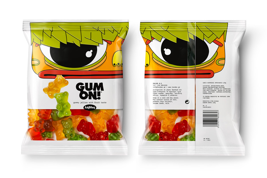 Lavdas Gummy Jellies on Packaging of the World Creative Package