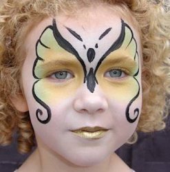 butterfly face painting paint designs stencils step simple tips paintings easy makeup cool faces halloween birthday sabrina maquillaje para cake