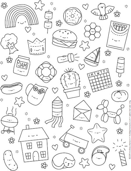 Portal Crescer - Blog Infantil: Desenhos Kawaii para Imprimir e Colorir