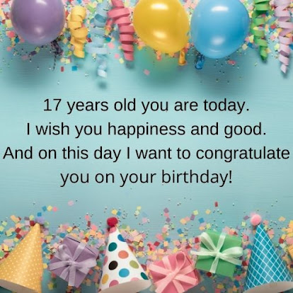 17th Birthday Wishes
