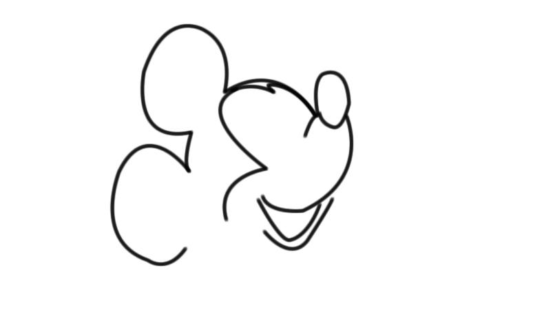 Art of sketches how to draw mickey mouse in 5 simple steps