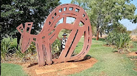 Northern Territory Public Art | Kangaroo Sculpture in Katherine Northern Territory Public Art | Kangaroo Sculpture in Katherine