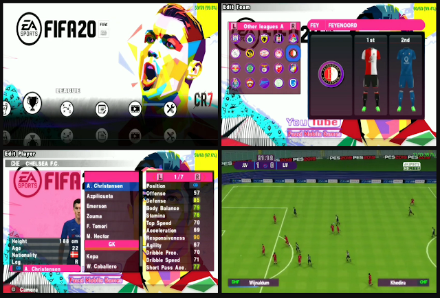 Download PES 2020 PSP Mod FIFA 20 Best HD Camera PS4 Download PES 2020 PSP Mod FIFA 20 Best HD Camera PS4