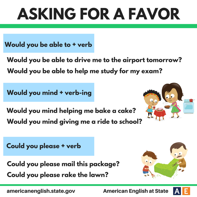 Learn English / D. Conversation / 013. Asking for a favor
