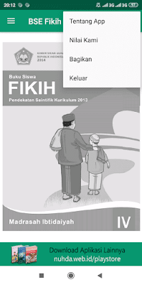 Aplikasi Buku Siswa Fikih Kelas 4 MI Kurikulum 2013 Revisi 2014