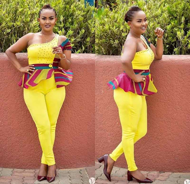 10 Classy Ankara Trousers and Peplum Top For Gorgeous Ladies