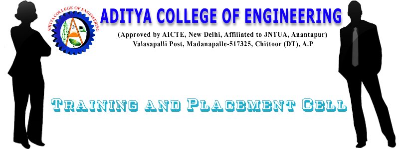 Aditya College of Engineering, Madanapalle  PLACEMENT CELL 