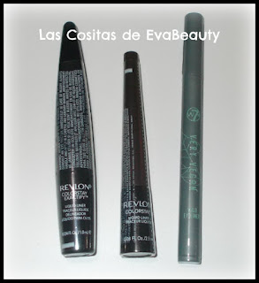 Eyeliners Revlon y W7 en Primor