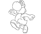 #10 Yoshi Coloring Page