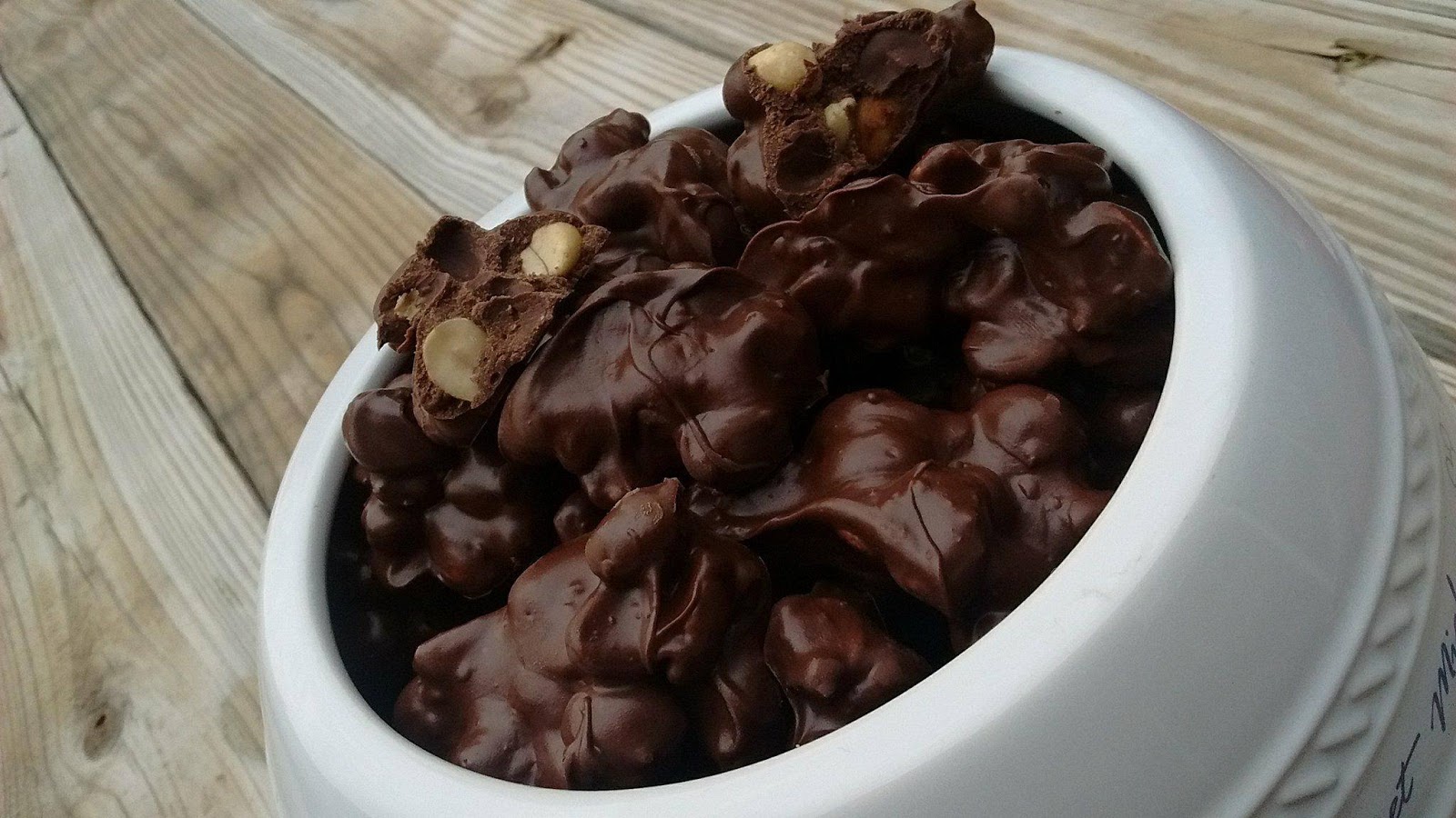 Just a little hungry... crockpot chocolate covered peanuts