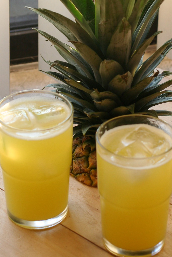 Pineapple ginger juice recipe step by step with pictures