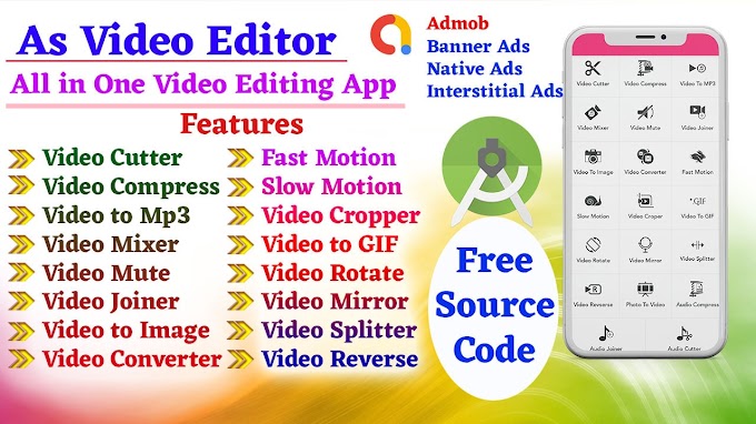Video Editor Source Code free Download For Android Studio