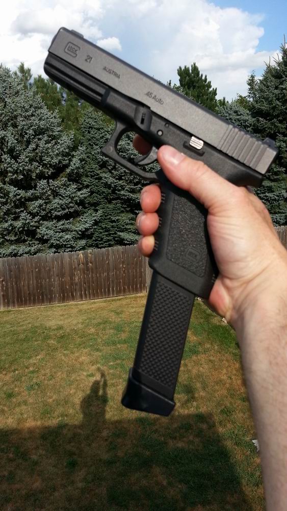 Bullet Points The SGM extended magazine for the Glock 21 and Glock 30