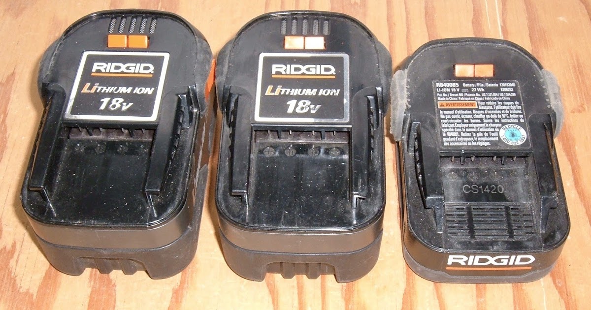 Syonyk S Project Blog Rigid 18v Lithium Ion Tool Battery Teardowns