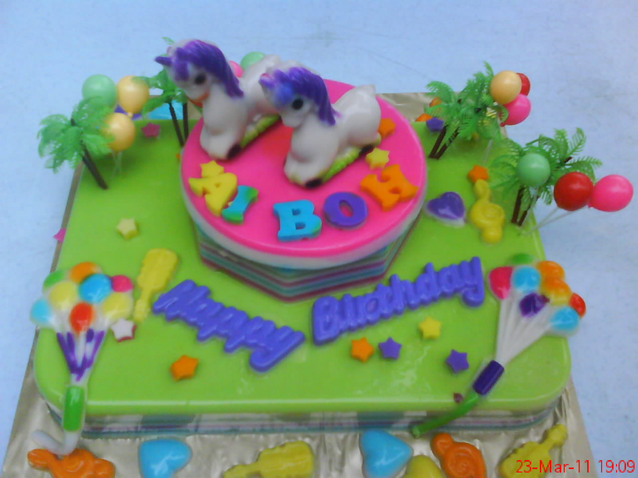 Jelly cake Home made Unicorn Jelly cakes