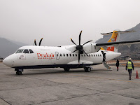 Drukair ATR-42 - Paro airport, Bhutan