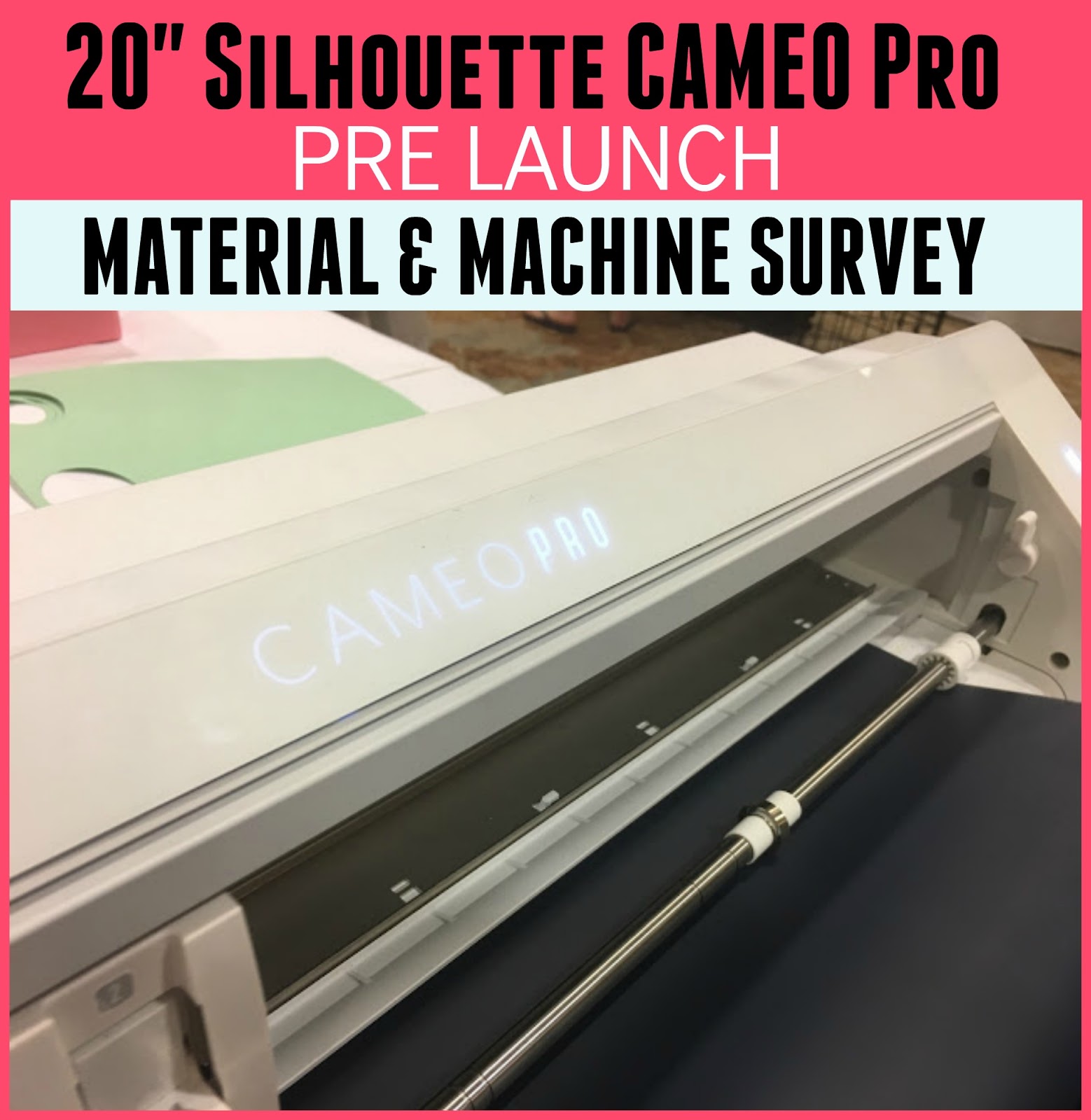 Sound Off 20" Silhouette CAMEO Pro and 24" Vinyl Cutter Machine and
