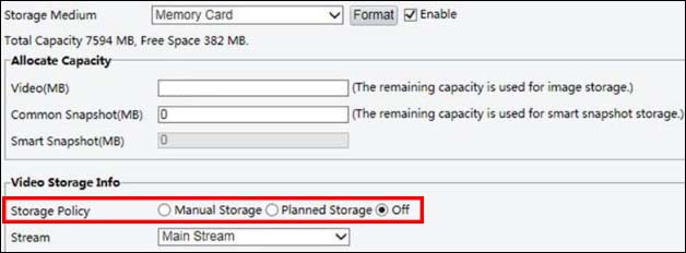How to use Uniview Edge Storage and Cache Post Recording