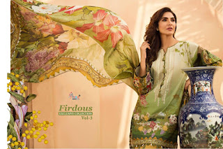 Shree fab Firdous Exclusive Collection vol 3 pakistani Suits