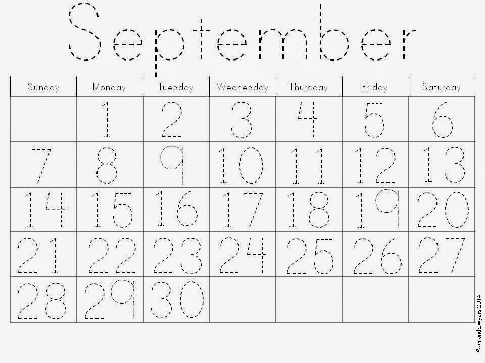 A special kind of class: Calendar Freebie