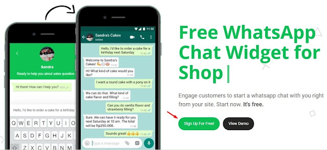 Cara Memasang Wigdet WhatsApp di Blogspot Melayang 