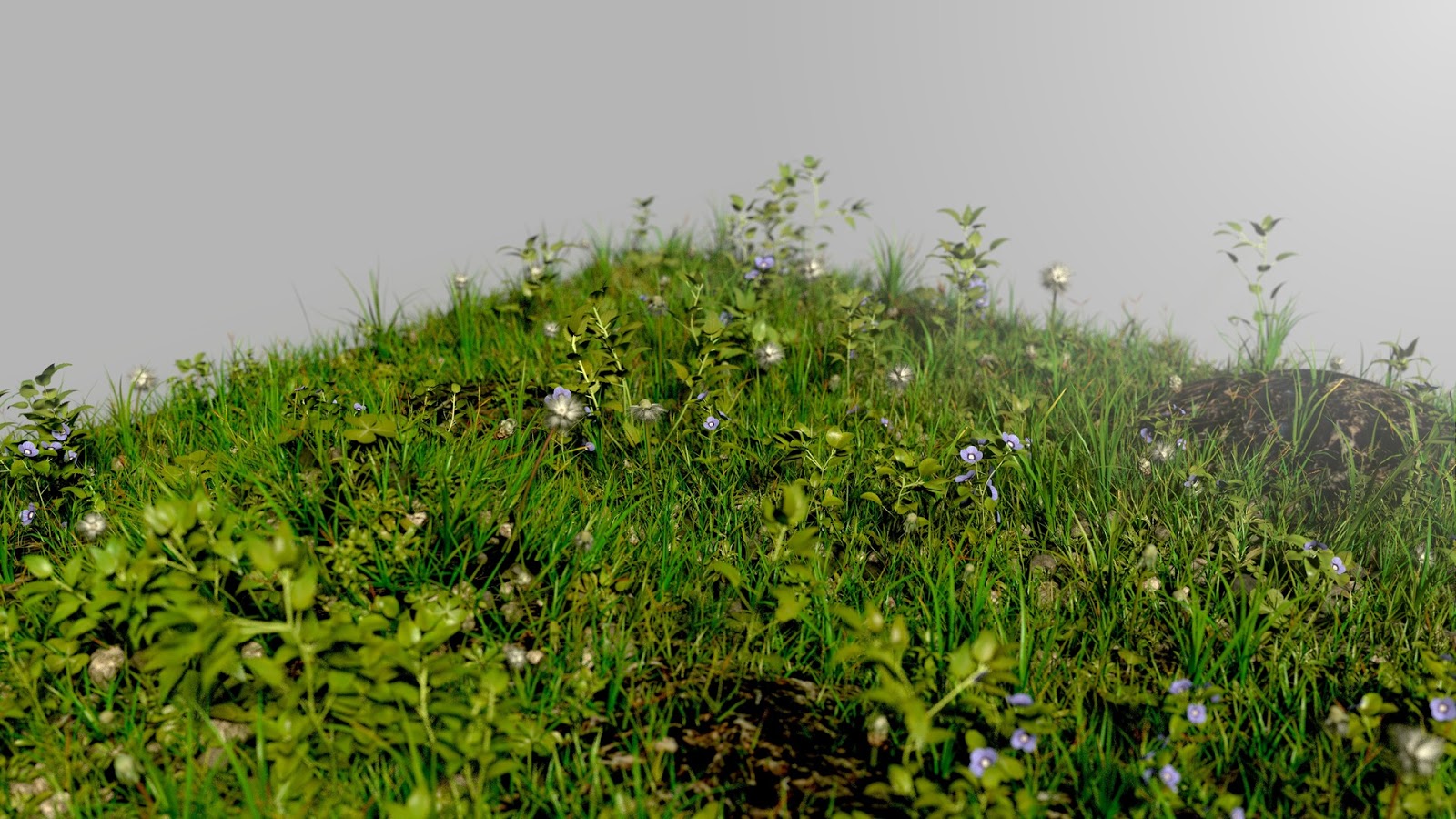 The Grass Essentials Addon for Blender software discover