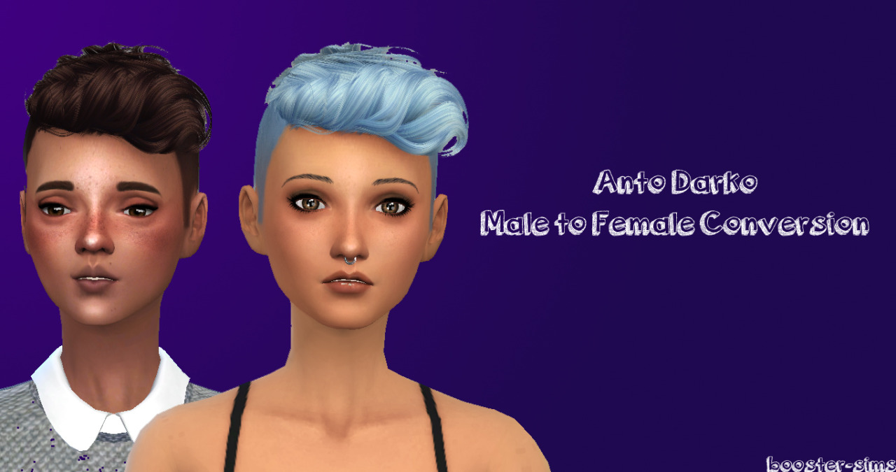 Half shaved sims 2 hair