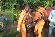 Tim Satgas BPBD OI Temukan Korban Tenggelam 1 hari 2 Malam,Pekerja Tambang Pasir ,  Mengapung di Desa Sungai Lebung Pemulutan Selatan.