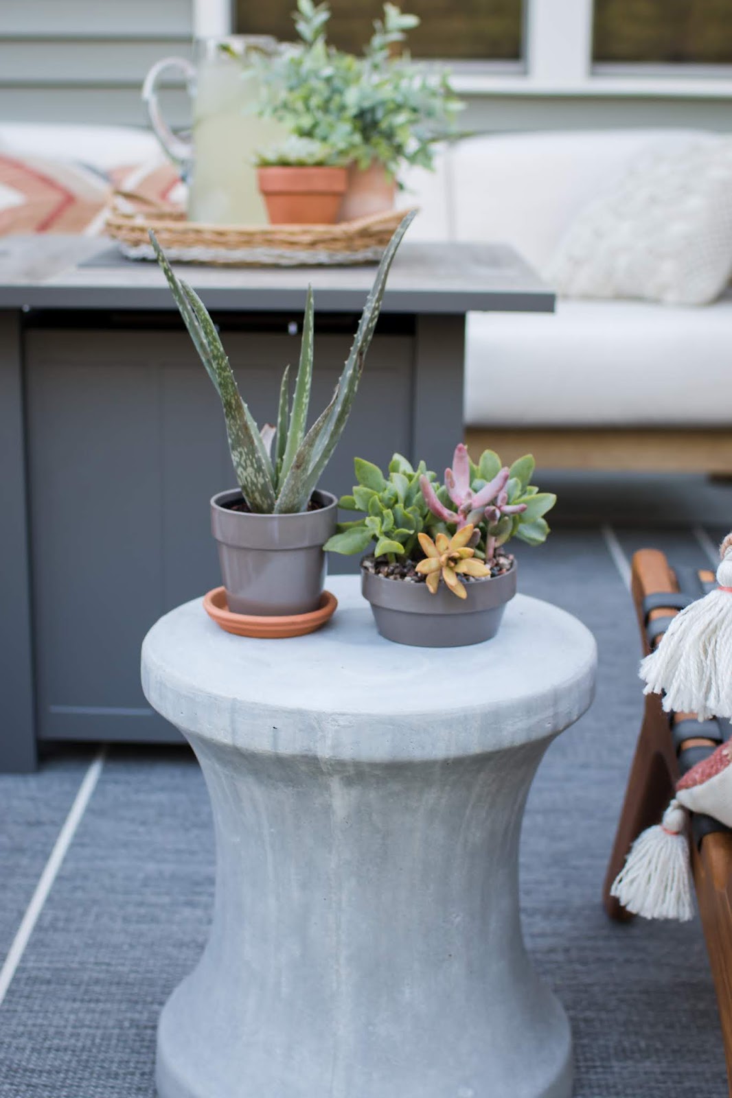 A Builder Basic Concrete Slab Turned Pretty Patio Part I