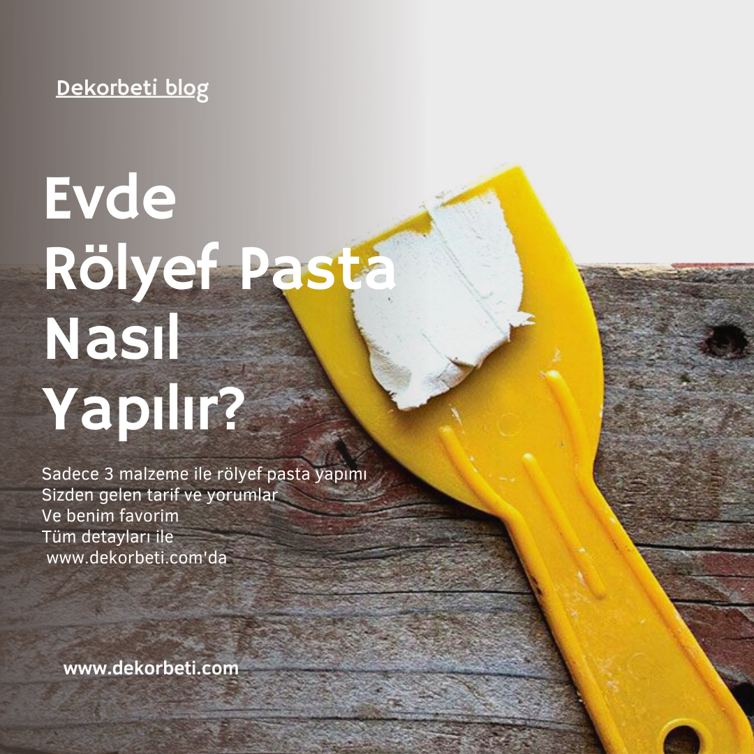 Rölyef pasta nasıl yapılır